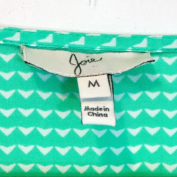 Joie minty green silk popover blouse M - Picture 3 of 7